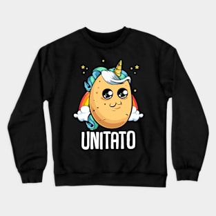 Unitato - Cute Kawaii Unicorn Magical Potato Crewneck Sweatshirt